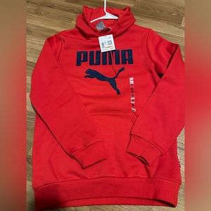 Red Puma Hoodie Small
